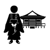 Abbot ｜ Monk ｜ Monk ｜ Temple-Business ｜ Clip Art ｜ Free Material