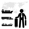 Trade Staff ｜ World ｜ Transactions --Business ｜ Clip Art ｜ Free Materials