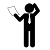 Forget important documents --Business ｜ Clip art ｜ Free material