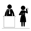 Sign Language Interpreter ｜ Communication ｜ Universal ｜ Language --Business ｜ Clip Art ｜ Free Material