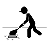 Building Cleaner ｜ Cleaning Industry ｜ Vacuum Cleaner ｜ Worker --Business ｜ Clip Art ｜ Free Material