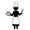 Pastry chef ｜ Confectionery maker ｜ Patissier ｜ Confectionery shop --Business ｜ Clip art ｜ Free material