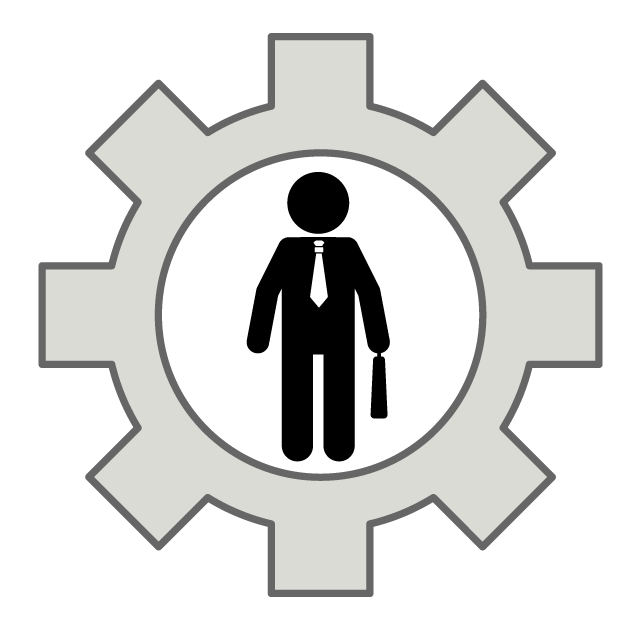 Part of a giant gear-illustration / clip art / free / photo / icon / black and white / simple