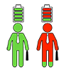Charging complete-Business | Clip art | Free material