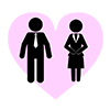 In-house romance-Business | Clip art | Free material