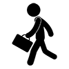 Going to work-Business | Clip art | Free material