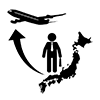 Transferring overseas --Business ｜ Clip art ｜ Free material