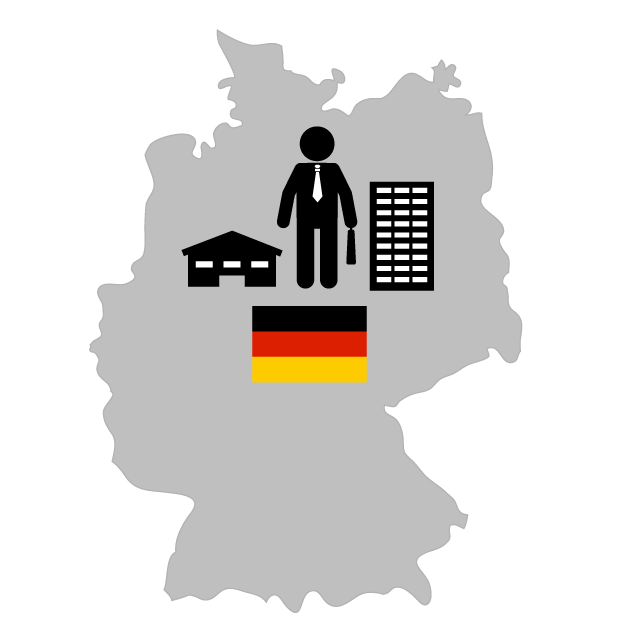 Map Germany-Illustration / Clip Art / Free / Photo / Icon / Black and White / Simple