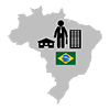 Brazil Map-Business | Clip Art | Free Material