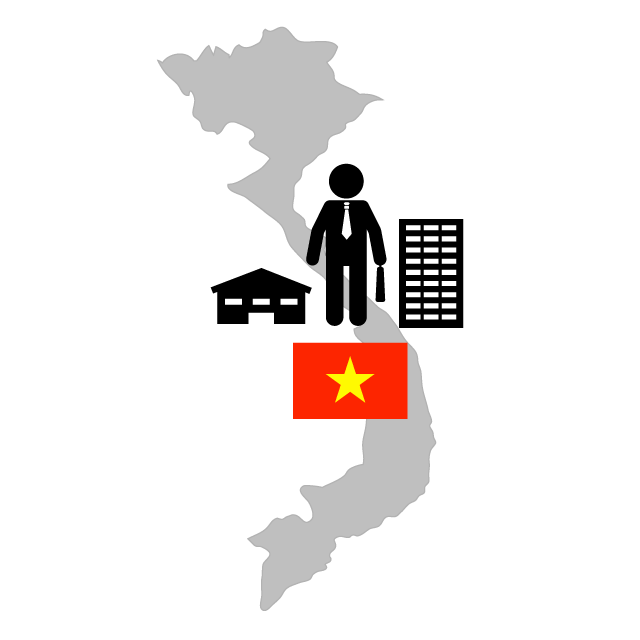 Map Vietnam-Illustration / Clip Art / Free / Photo / Icon / Black and White / Simple