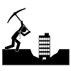 Company ｜ Digging ｜ Save ｜ Business ｜ Clip Art ｜ Free Material