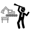 Construction site ｜ Director-Business ｜ Clip art ｜ Free material
