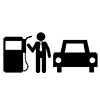 Business ｜ Gas Station ｜ Business ｜ Clip Art ｜ Free Material